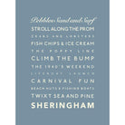 Sheringham Typographic Print-SeaKisses