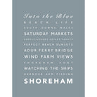 Shoreham Typographic Print-SeaKisses