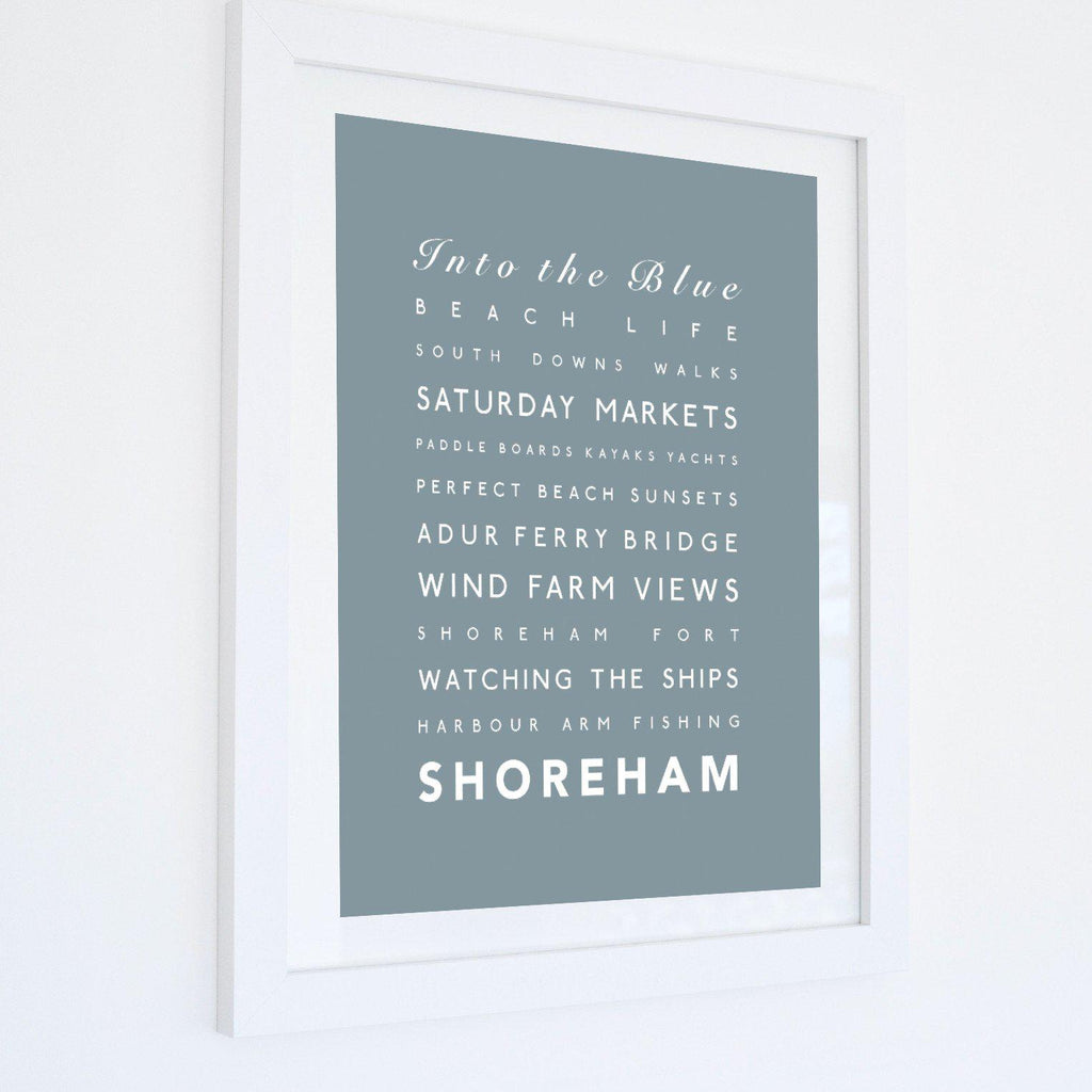 Shoreham Typographic Print-SeaKisses