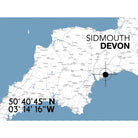 Sidmouth Landmark Map-SeaKisses