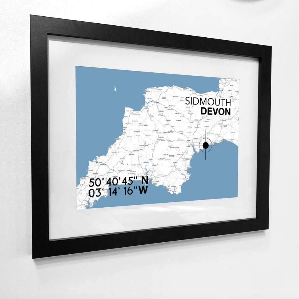 Sidmouth Landmark Map-SeaKisses