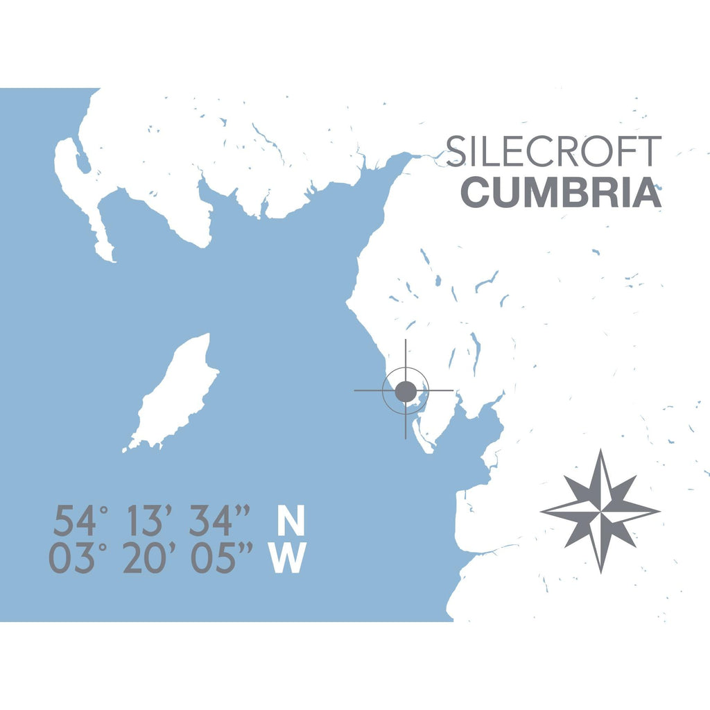 Silecroft Map Coastal Map Print-SeaKisses