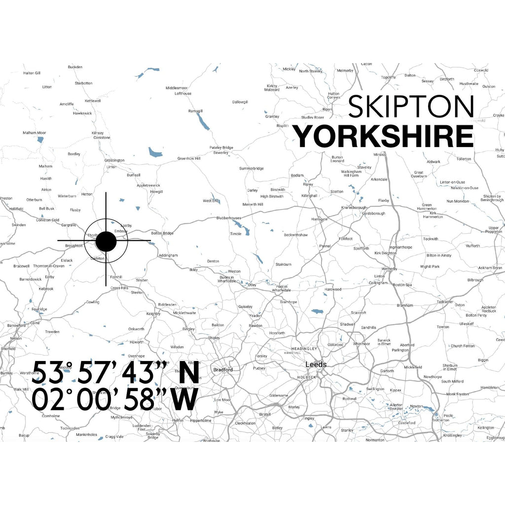 Skipton Landmark Map-SeaKisses