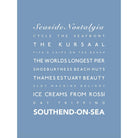 Southend-on-Sea Typographic Print-SeaKisses