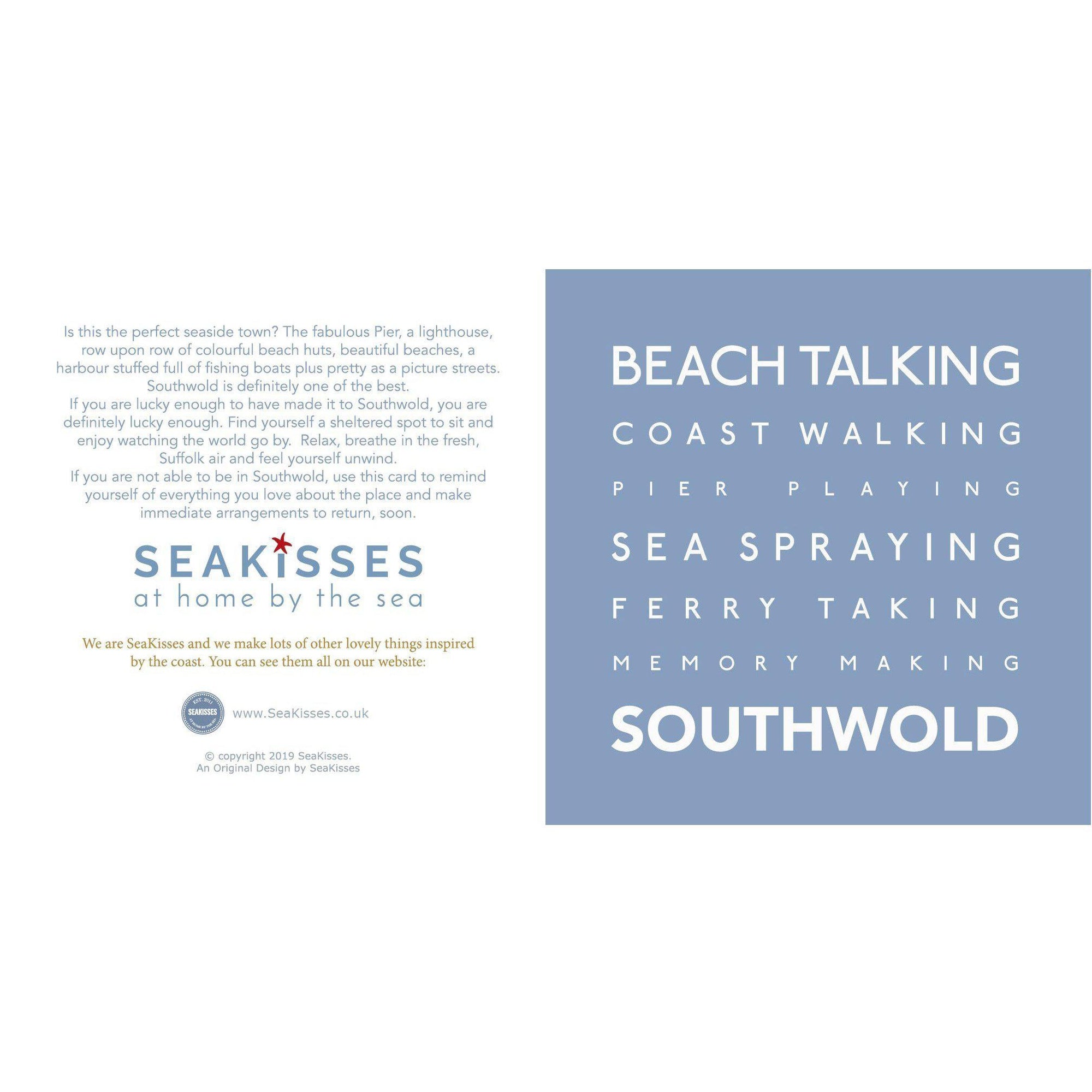 Southwold - Greeting Card-SeaKisses