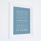 St Agnes Typographic Print-SeaKisses