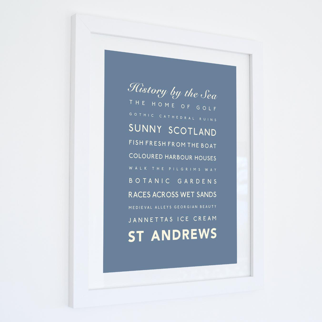 St Andrews Typographic Print-SeaKisses