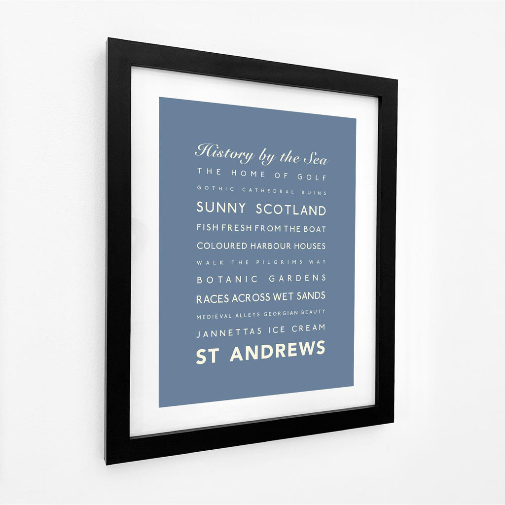 St Andrews Typographic Print-SeaKisses