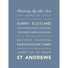 St Andrews Typographic Print-SeaKisses