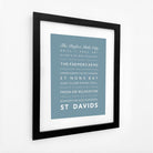 St Davids Typographic Print-SeaKisses