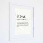 St Ives Definition Typographic Print-SeaKisses