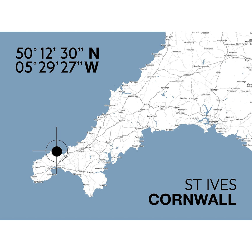 St Ives Landmark Map-SeaKisses