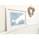 St Ives Coastal Map Print-SeaKisses