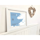 St John's Point, Donegal Coastal Map Print-SeaKisses