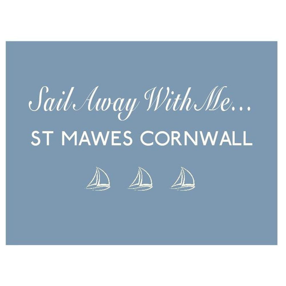 St Mawes, Sail Away...Print - Coastal Wall Art /Poster-SeaKisses