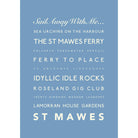 St Mawes Typographic Print-SeaKisses