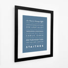 Staithes Typographic Print-SeaKisses