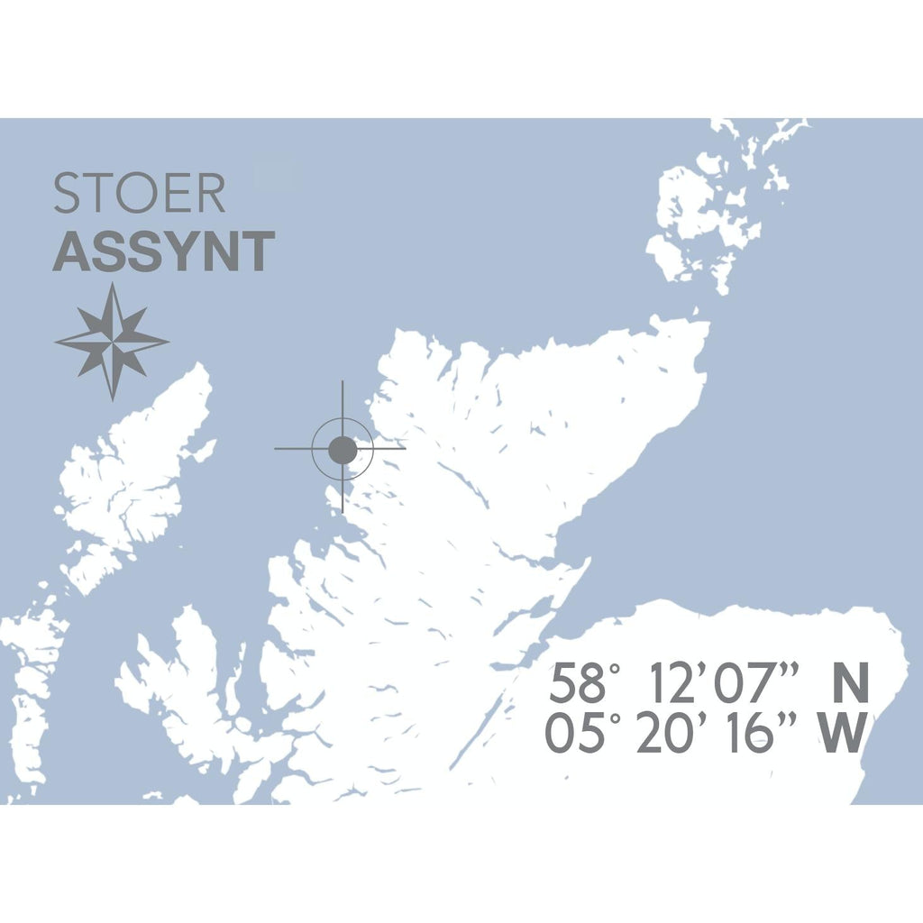 Stoer Coastal Map Print-SeaKisses