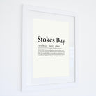 Stokes Bay Definition Typographic Print-SeaKisses