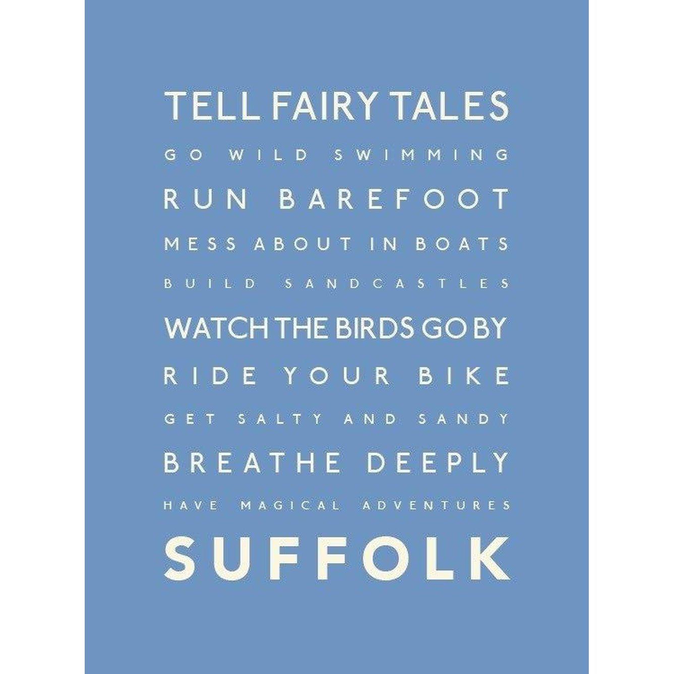 Suffolk Typographic Print-SeaKisses