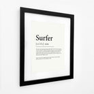 Surfer Definiton Typographic Print-SeaKisses