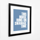 Swanage Time Typographic Print-SeaKisses