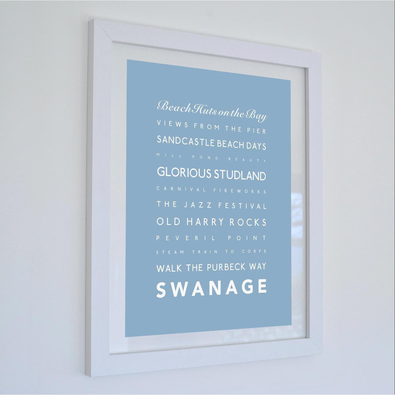 Swanage Typographic Print-SeaKisses