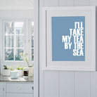 Take My Tea By The Sea Typographic Print-SeaKisses