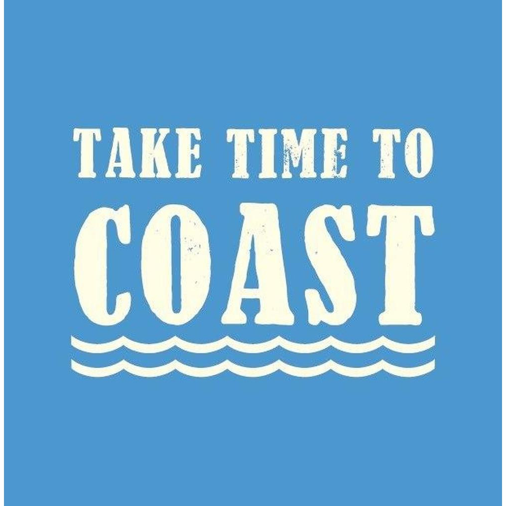 Take Time to Coast - Greeting Card-SeaKisses