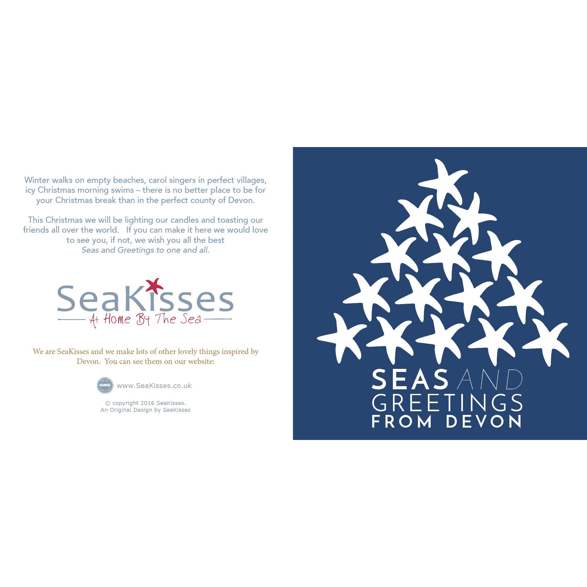 The Devon Christmas Card - Pack of 5-SeaKisses