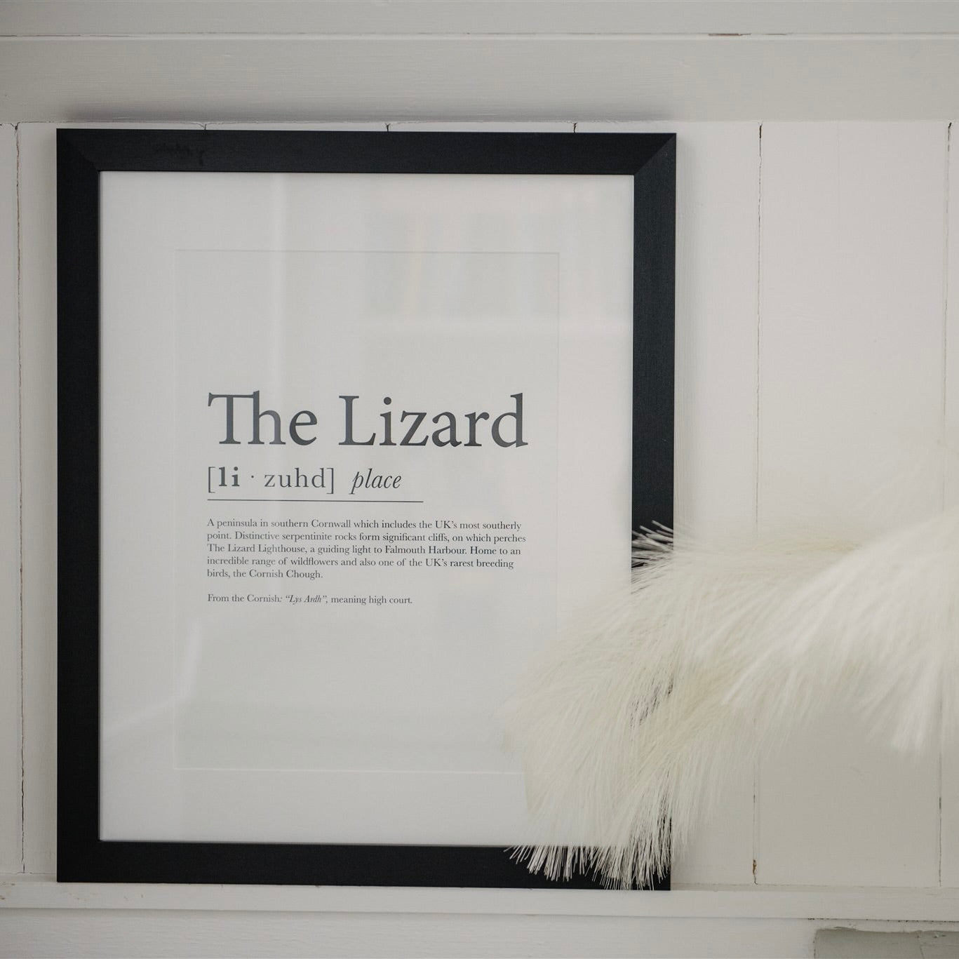 The Lizard Definition Typographic Print-SeaKisses