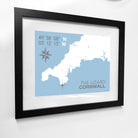 The Lizard Coastal Map Print-SeaKisses