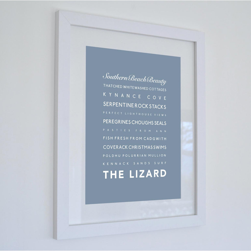 The Lizard Typographic Print-SeaKisses