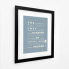 The Lost Gardens of Heligan Typographic Print-SeaKisses