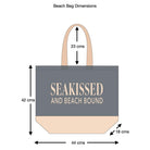 The SeaKissed XL Beach Bag - Slight Second-SeaKisses