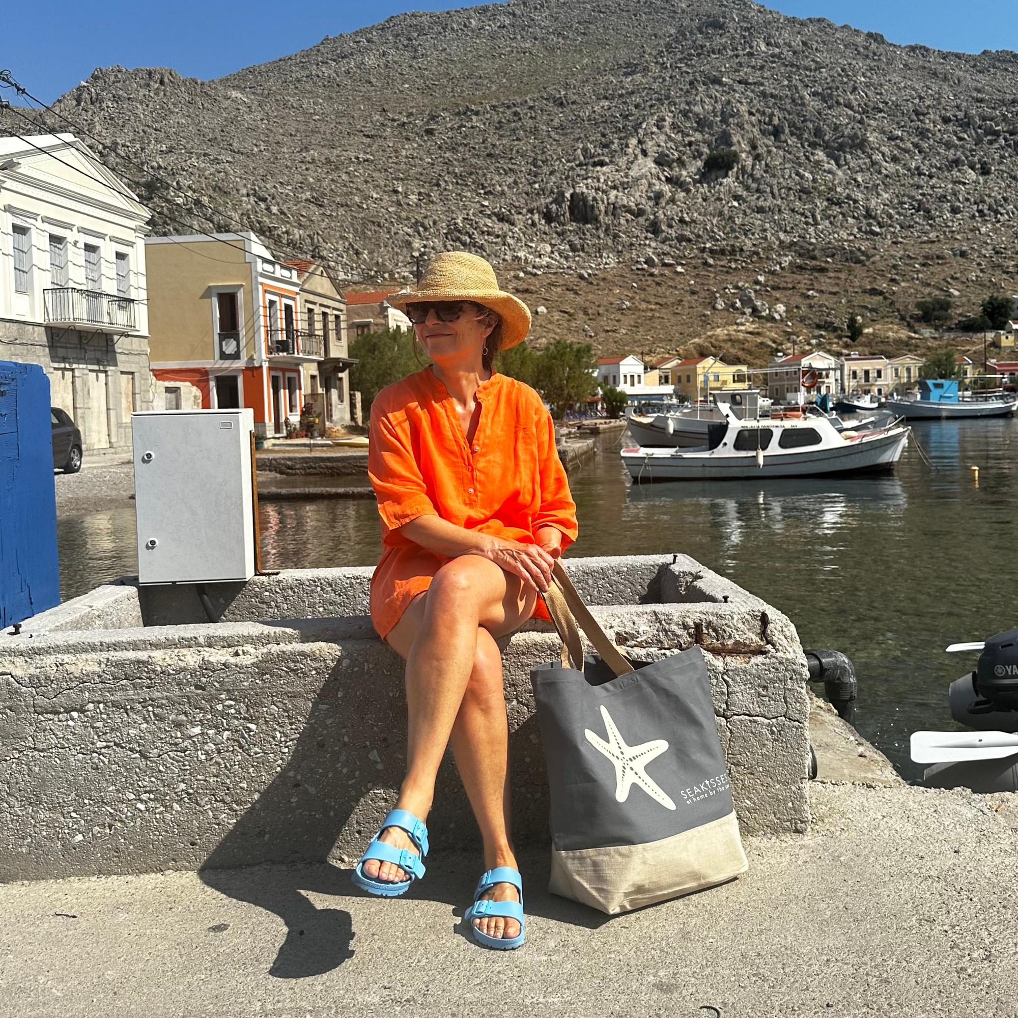 The SeaKissed XL Beach Bag - Slight Second-SeaKisses