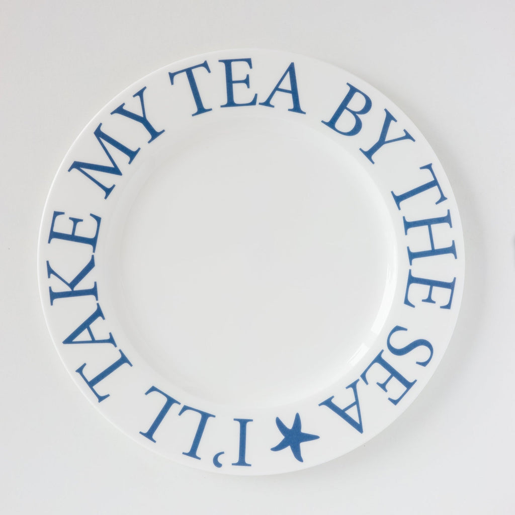 The Tea by the Sea Plate-SeaKisses