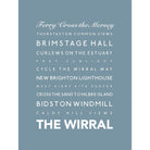 The Wirral Typographic Print-SeaKisses