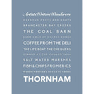 Thornham Typographic Print-SeaKisses