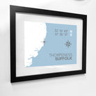 Thorpeness Coastal Map Print-SeaKisses