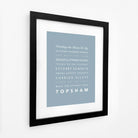 Topsham Typographic Print-SeaKisses