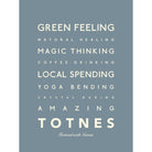 Totnes Typographic Print-SeaKisses