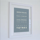 Totnes Typographic Print-SeaKisses