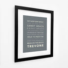 Trevone Typographic Print-SeaKisses