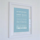 Trevone Typographic Print-SeaKisses