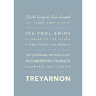 Treyarnon Bay Typographic Print-SeaKisses