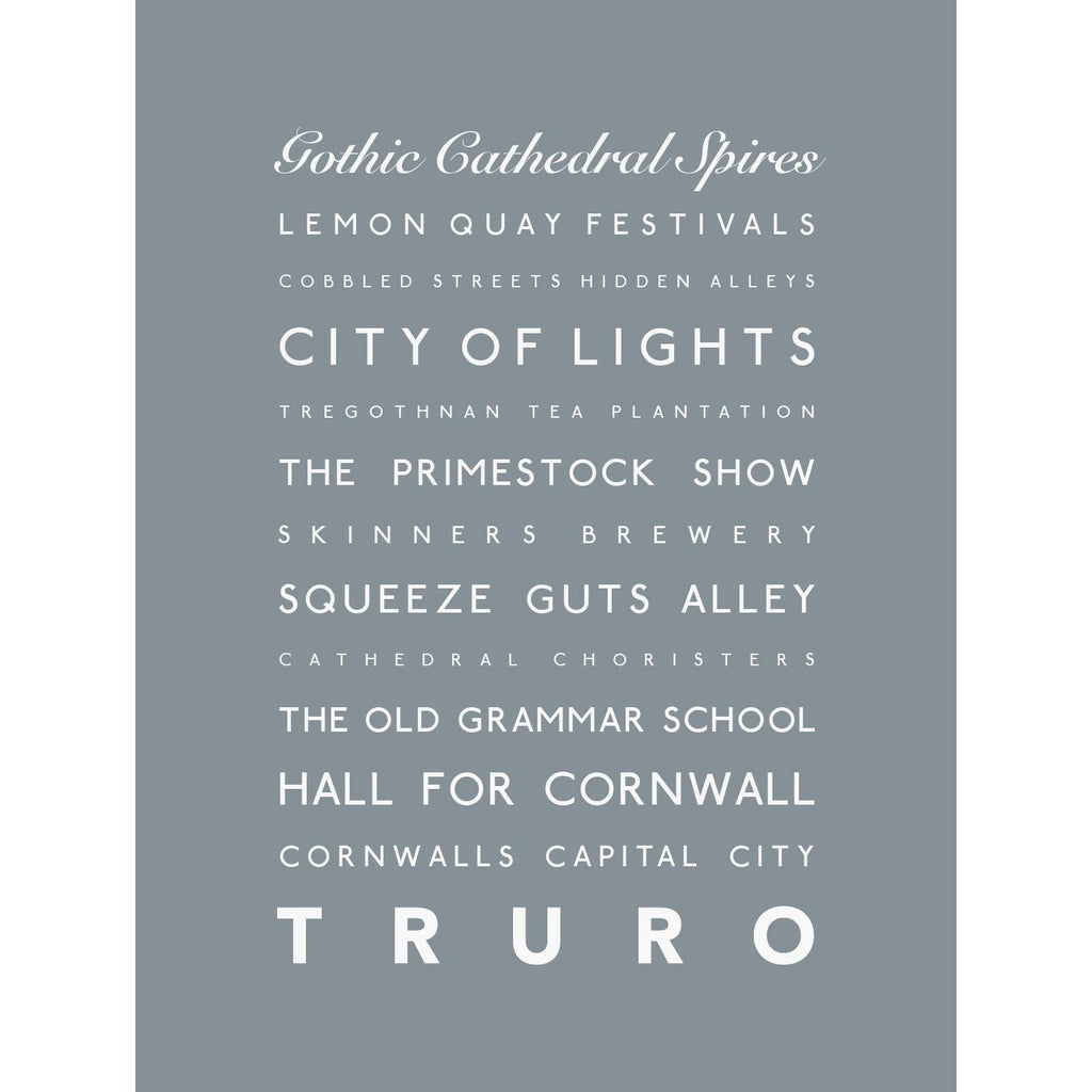 Truro Typographic Print-SeaKisses