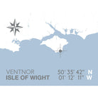 Ventnor Coastal Map Print-SeaKisses