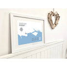 Wareham Coastal Map Print-SeaKisses