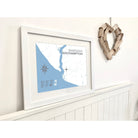 Warsash Coastal Map Print-SeaKisses